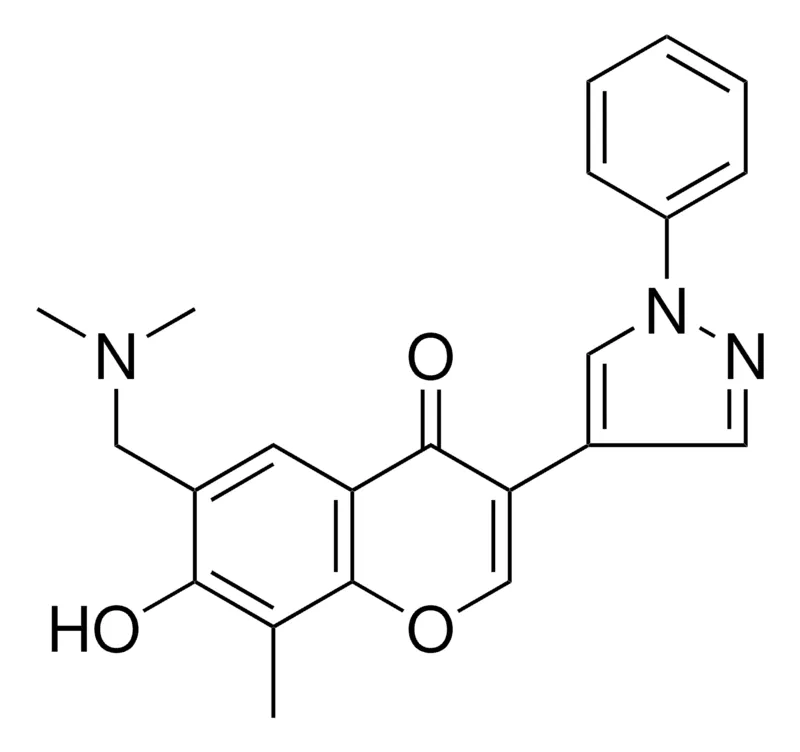Sigma-Aldrich 6-((DIMETHYLAMINO)ME)-7-HO-8-ME-3-(1-PHENYL-1H-PYRAZOL-4-YL)-4H-CHROMEN-4-ONE,AldrichCPR