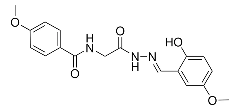 Sigma-Aldrich N-(2-(2-(2-HO-5-METHOXYBENZYLIDENE)HYDRAZINO)-2-OXOETHYL)-4-METHOXYBENZAMIDE,AldrichCPR
