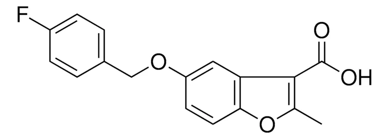 Sigma-Aldrich 5-(4-FLUORO-BENZYLOXY)-2-METHYL-BENZOFURAN-3-CARBOXYLIC ACID,AldrichCPR