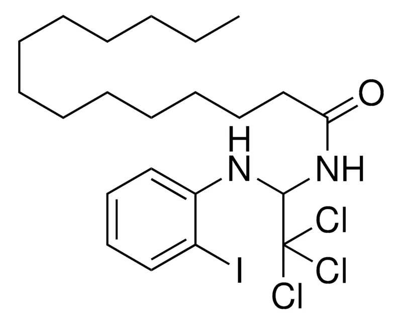Sigma-Aldrich TETRADECANOIC ACID (2,2,2-TRICHLORO-1-(2-IODO-PHENYLAMINO)-ETHYL)-AMIDE,AldrichCPR