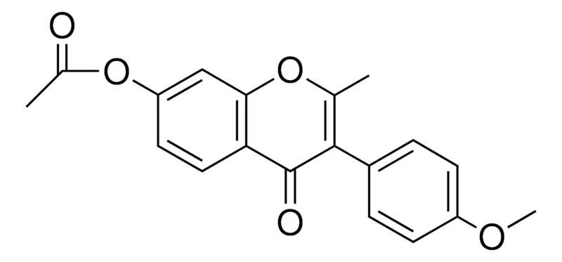 Sigma-Aldrich ACETIC ACID 3-(4-METHOXY-PHENYL)-2-METHYL-4-OXO-4H-CHROMEN-7-YL ESTER，AldrichCPR