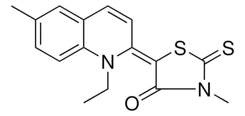Sigma-Aldrich 5-(1-ETHYL-6-METHYL-1H-QUINOLIN-2-YLIDENE)-3-METHYL-2-THIOXO-THIAZOLIDIN-4-ONE,AldrichCPR