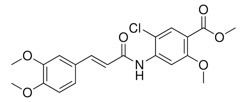 Sigma-Aldrich METHYL 5-CHLORO-4-((3-(3,4-DIMETHOXYPHENYL)ACRYLOYL)AMINO)-2-METHOXYBENZOATE,AldrichCPR