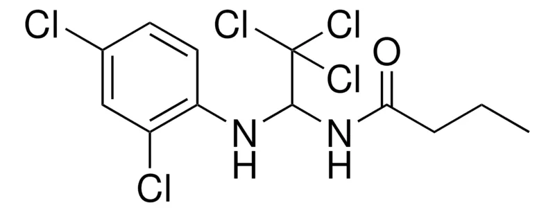 Sigma-Aldrich N-(2,2,2-TRICHLORO-1-(2,4-DICHLORO-PHENYLAMINO)-ETHYL)-BUTYRAMIDE，AldrichCPR