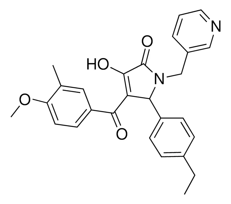 Sigma-Aldrich 5-(4-ETHYLPHENYL)-3-HYDROXY-4-(4-METHOXY-3-METHYLBENZOYL)-1-(3-PYRIDINYLMETHYL)-1,5-DIHYDRO-2H-PYRROL-2-ONE,AldrichCPR