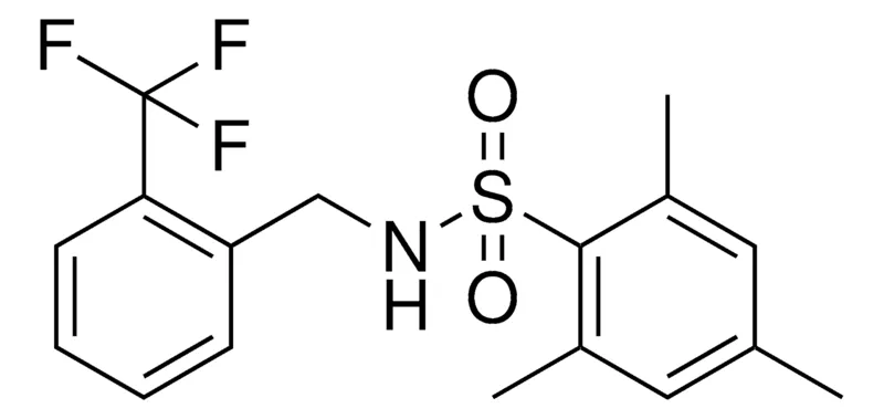 Sigma-Aldrich 2,4,6-TRIMETHYL-N-(2-TRIFLUOROMETHYL-BENZYL)-BENZENESULFONAMIDE,AldrichCPR