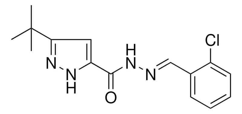 Sigma-Aldrich 5-TERT-BUTYL-2H-PYRAZOLE-3-CARBOXYLIC ACID (2-CHLORO-BENZYLIDENE)-HYDRAZIDE，AldrichCPR