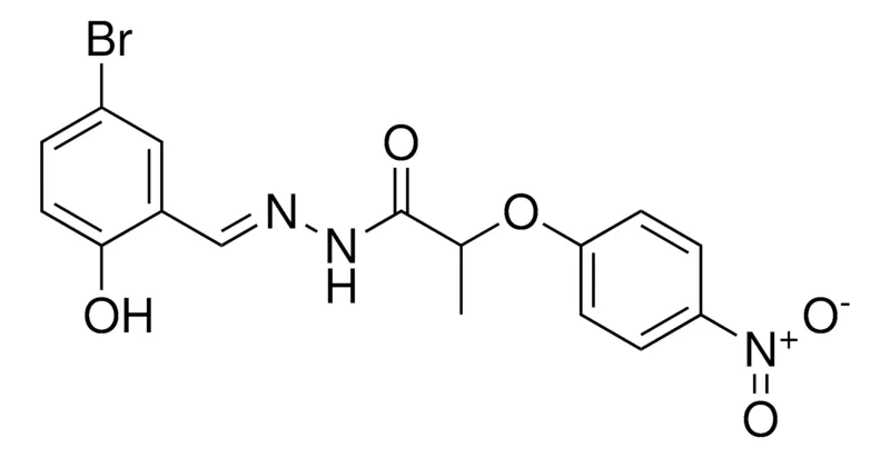 Sigma-Aldrich N'-(5-BROMO-2-HYDROXYBENZYLIDENE)-2-(4-NITROPHENOXY)PROPANOHYDRAZIDE,AldrichCPR