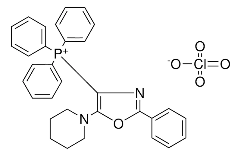 Sigma-Aldrich TRIPHENYL-(2-PHENYL-5-PIPERIDIN-1-YL-OXAZOL-4-YL)-PHOSPHONIUM, PERCHLORATE,AldrichCPR