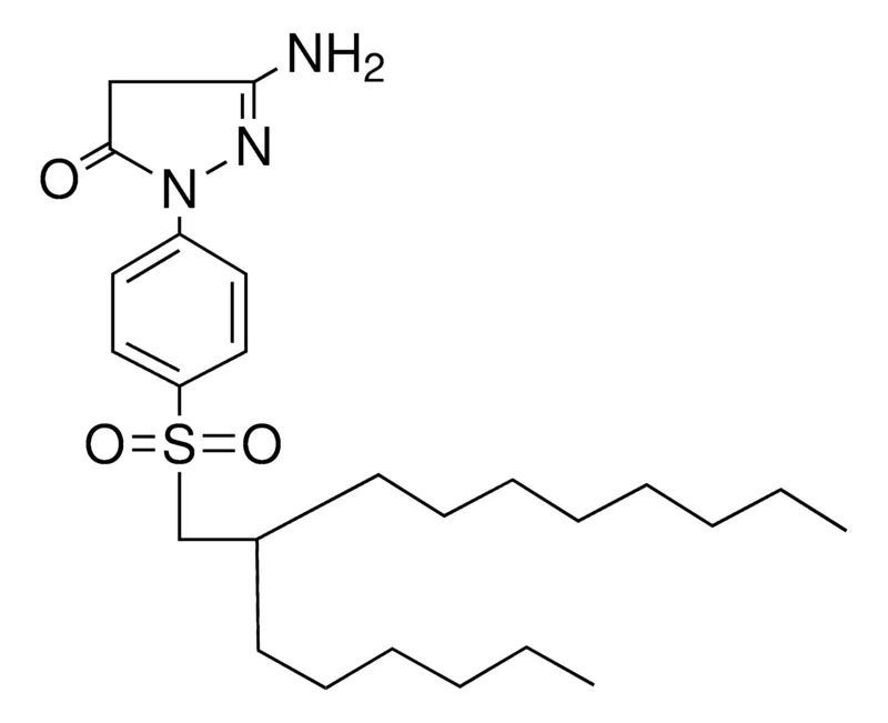 Sigma-Aldrich 3-AMINO-1-(4-HEXADECYL-SO2)PH-2-PYRAZOLIN-5-ONE, MIXTURE OF BRANCHED ISOMERS,AldrichCPR