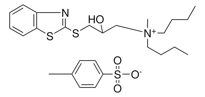 Sigma-Aldrich (3-(BENZOTHIAZOL-2-YLTHIO)-2-HYDROXYPROPYL)DIBUTYLMETHYLAMMONIUM TOSYLATE,AldrichCPR
