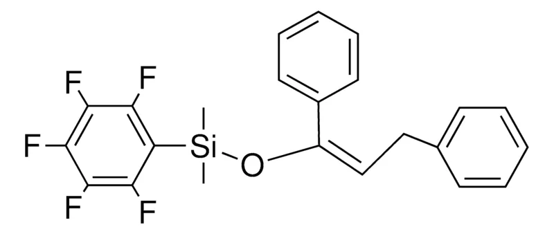 Sigma-Aldrich 1,3-DIPHENYL-1-PROPENYLOXY(DIMETHYL)(PENTAFLUOROPHENYL)SILANE,AldrichCPR
