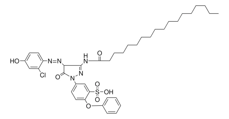 Sigma-Aldrich CHLORO-HYDROXYPHENYLAZO-OCTADECANAMIDO-OXO-PYRAZOLINYL-PHO-BENZENESULFONIC ACID,AldrichCPR