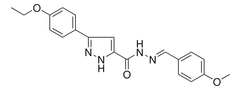 Sigma-Aldrich 5-(4-ETHOXY-PH)-2H-PYRAZOLE-3-CARBOXYLIC ACID (4-METHOXY-BENZYLIDENE)-HYDRAZIDE,AldrichCPR