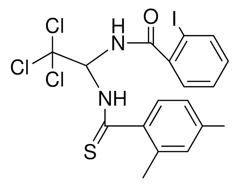 Sigma-Aldrich 2-IODO-N-(2,2,2-TRICHLORO-1-(2,4-DIMETHYL-THIOBENZOYLAMINO)-ETHYL)-BENZAMIDE,AldrichCPR