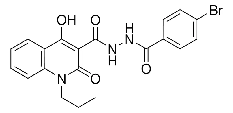 Sigma-Aldrich 4-BR-BENZOIC ACID N'-(4-HO-2-OXO-1-PROPYL-1,2-2H-QUINOLINE-3-CARBONYL)-HYDRAZIDE,AldrichCPR