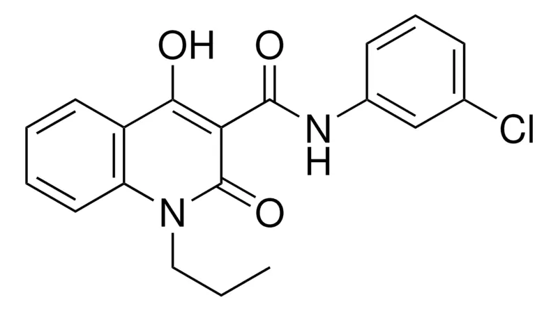 Sigma-Aldrich 4-HO-2-OXO-1-PR-1,2-DIHYDRO-QUINOLINE-3-CARBOXYLIC ACID (3-CHLORO-PHENYL)-AMIDE,AldrichCPR
