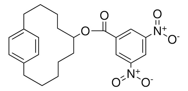Sigma-Aldrich 3,5-DINITRO-BENZOIC ACID BICYCLO(10.2.2)HEXADECA-1(15),12(16),13-TRIEN-YL ESTER,AldrichCPR