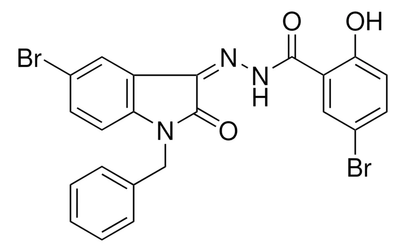 Sigma-Aldrich 5-BR-2-HO-BENZOIC ACID (1-BENZYL-5-BR-2-OXO-1,2-2H-INDOL-3-YLIDENE)-HYDRAZIDE,AldrichCPR