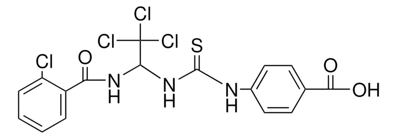 Sigma-Aldrich 4-(3-(2,2,2-TRICHLORO-1-(2-CHLORO-BENZOYLAMINO)-ETHYL)-THIOUREIDO)-BENZOIC ACID,AldrichCPR