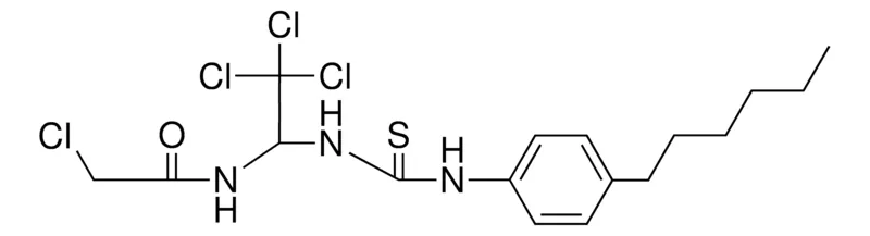 Sigma-Aldrich 2-CHLORO-N-(2,2,2-TRICHLORO-1-(3-(4-HEXYL-PHENYL)-THIOUREIDO)-ETHYL)-ACETAMIDE,AldrichCPR