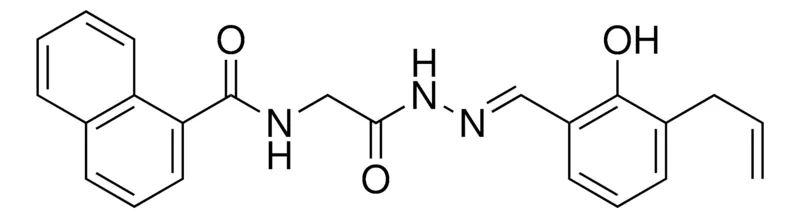 Sigma-Aldrich N-(2-(2-(3-ALLYL-2-HYDROXYBENZYLIDENE)HYDRAZINO)-2-OXOETHYL)-1-NAPHTHAMIDE,AldrichCPR