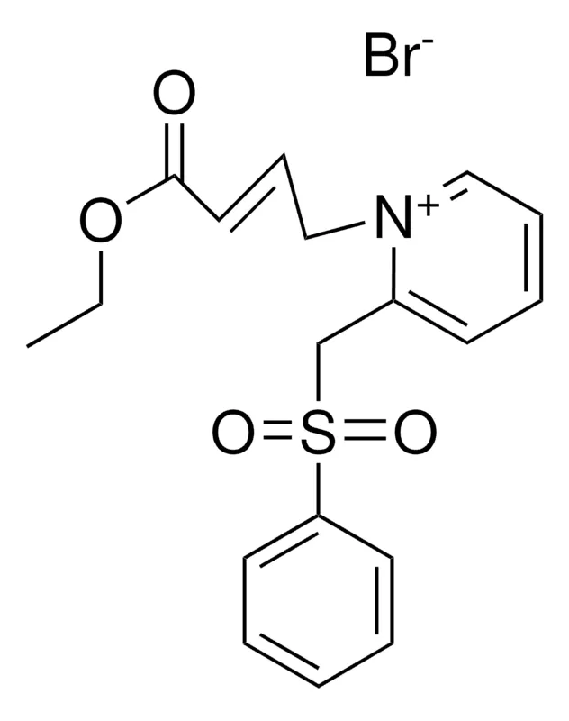 Sigma-Aldrich 1-(ETHOXYCARBONYLALLYL)-2-(PHENYLSULFONYLMETHYL)PYRIDINIUM BROMIDE,AldrichCPR