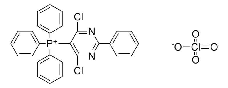 Sigma-Aldrich (4,6-DICHLORO-2-PHENYL-PYRIMIDIN-5-YL)-TRIPHENYL-PHOSPHONIUM, PERCHLORATE,AldrichCPR