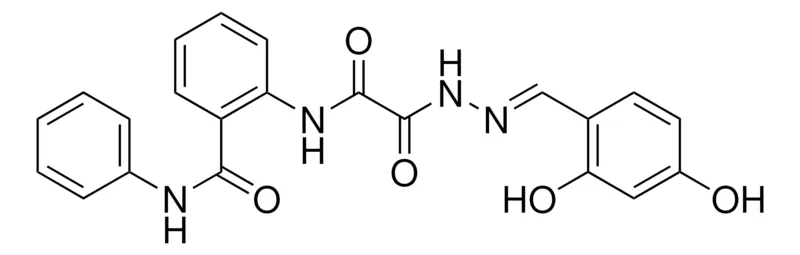 Sigma-Aldrich 2-(((2-(2,4-DIHYDROXYBENZYLIDENE)HYDRAZINO)(OXO)AC)AMINO)-N-PHENYLBENZAMIDE,AldrichCPR