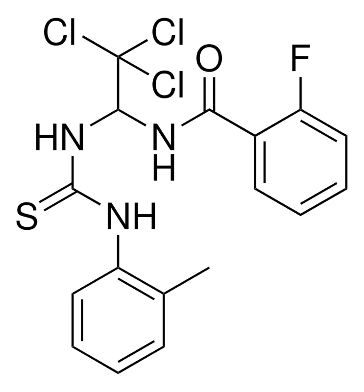 Sigma-Aldrich 2-FLUORO-N-(2,2,2-TRICHLORO-1-(3-O-TOLYL-THIOUREIDO)-ETHYL)-BENZAMIDE,AldrichCPR