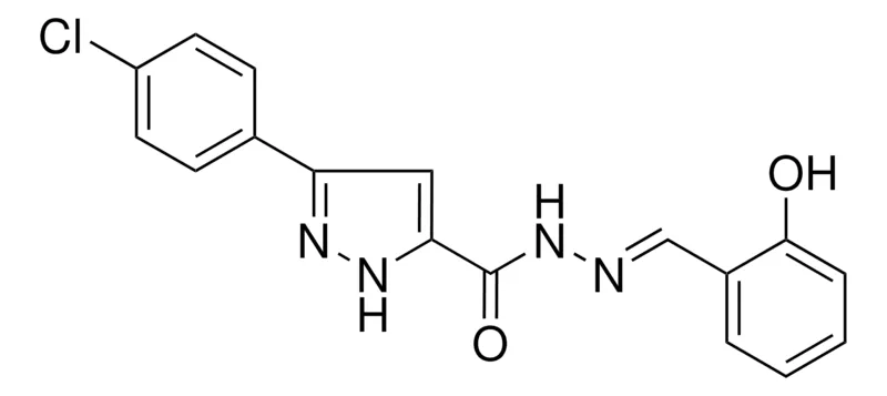 Sigma-Aldrich 5-(4-CL-PHENYL)-2H-PYRAZOLE-3-CARBOXYLIC ACID (2-HYDROXY-BENZYLIDENE)-HYDRAZIDE,AldrichCPR