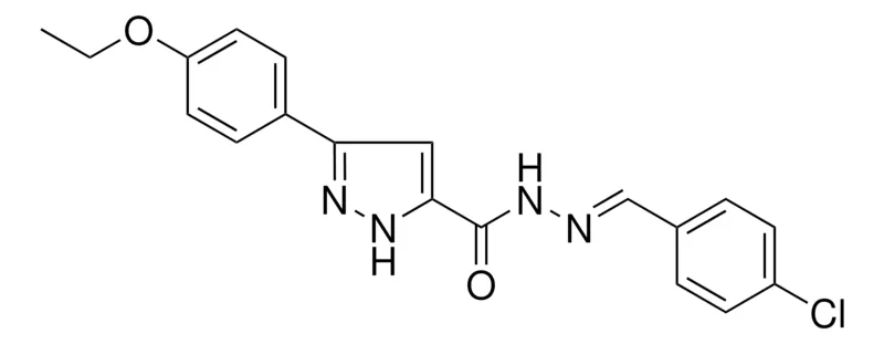 Sigma-Aldrich 5-(4-ETHOXY-PH)-2H-PYRAZOLE-3-CARBOXYLIC ACID (4-CHLORO-BENZYLIDENE)-HYDRAZIDE,AldrichCPR
