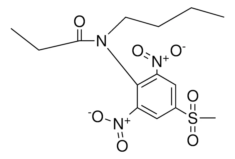 Sigma-Aldrich N-BUTYL-2',6'-DINITRO-4'-(METHYLSULFONYL)PROPIONANILIDE,AldrichCPR