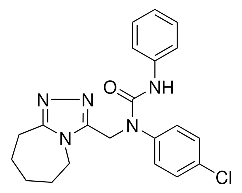 Sigma-Aldrich N-(4-CHLOROPHENYL)-N'-PHENYL-N-(6,7,8,9-TETRAHYDRO-5H-[1,2,4]TRIAZOLO[4,3-A]AZEPIN-3-YLMETHYL)UREA，AldrichCPR
