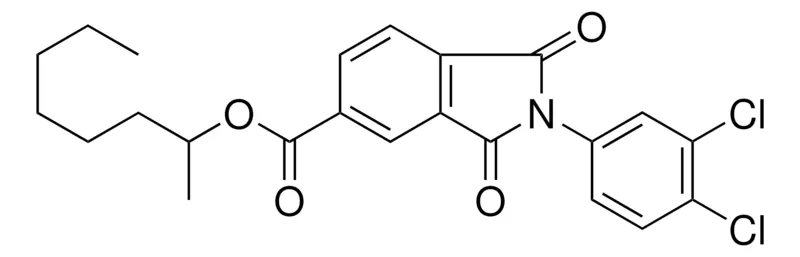 Sigma-Aldrich 1-METHYLHEPTYL 2-(3,4-DICHLOROPHENYL)-1,3-DIOXO-5-ISOINDOLINECARBOXYLATE,AldrichCPR