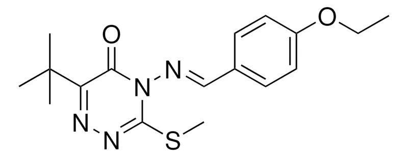 Sigma-Aldrich 6-TERT-BU-4-((4-ETO-BENZYLIDENE)-AMINO)-3-METHYLSULFANYL-4H-(1,2,4)TRIAZIN-5-ONE,AldrichCPR