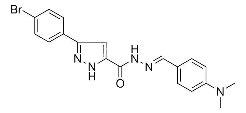 Sigma-Aldrich 5-(4-BR-PH)-2H-PYRAZOLE-3-CARBOXYLIC ACID (4-DIMETHYLAMINO-BENZYLIDENE)HYDRAZIDE,AldrichCPR