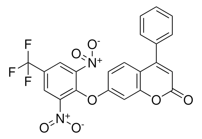 Sigma-Aldrich 7-(2,6-DINITRO-4-TRIFLUOROMETHYL-PHENOXY)-4-PHENYL-CHROMEN-2-ONE,AldrichCPR