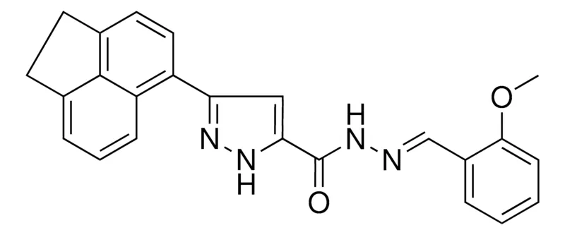 Sigma-Aldrich 5-ACENAPHTHEN-5-YL-2H-PYRAZOLE-3-CARBOXYLIC ACID (2-MEO-BENZYLIDENE)-HYDRAZIDE,AldrichCPR