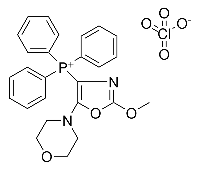 Sigma-Aldrich (2-METHOXY-5-MORPHOLIN-4-YL-OXAZOL-4-YL)-TRIPHENYL-PHOSPHONIUM, PERCHLORATE,AldrichCPR