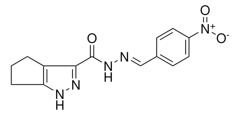 Sigma-Aldrich 1,4,5,6-4H-CYCLOPENTAPYRAZOLE-3-CARBOXYLIC ACID (4-NITRO-BENZYLIDENE)-HYDRAZIDE,AldrichCPR