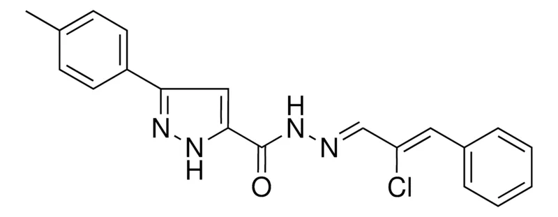 Sigma-Aldrich 5-P-TOLYL-2H-PYRAZOLE-3-CARBOXYLIC ACID (2-CHLORO-3-PHENYL-ALLYLIDENE)-HYDRAZIDE,AldrichCPR
