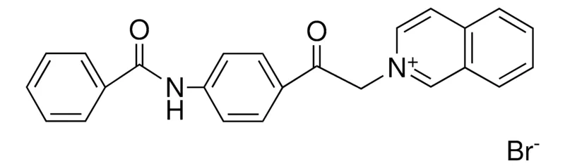 Sigma-Aldrich 2-(2-(4-BENZOYLAMINO-PHENYL)-2-OXO-ETHYL)-ISOQUINOLINIUM, BROMIDE,AldrichCPR