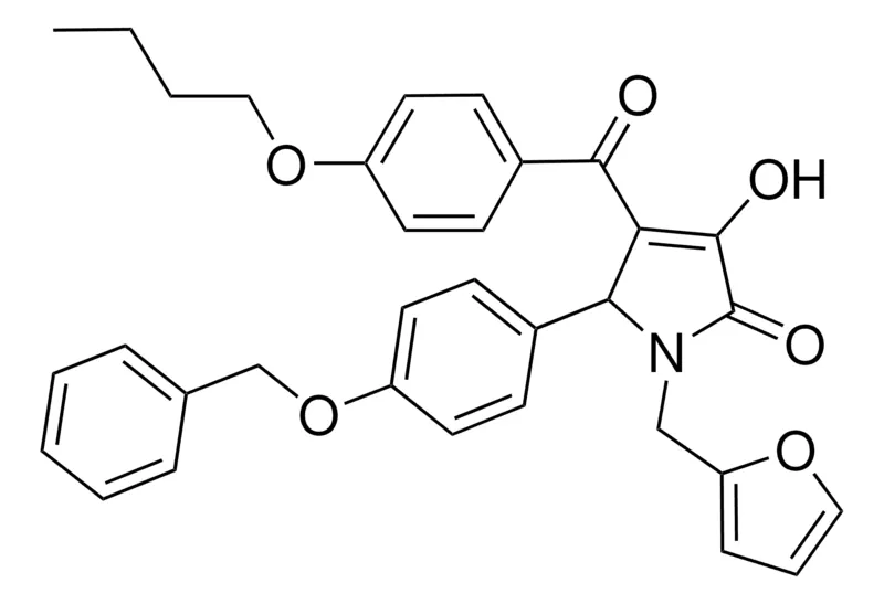 Sigma-Aldrich 5-[4-(BENZYLOXY)PHENYL]-4-(4-BUTOXYBENZOYL)-1-(2-FURYLMETHYL)-3-HYDROXY-1,5-DIHYDRO-2H-PYRROL-2-ONE，AldrichCPR
