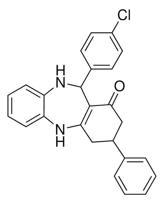 Sigma-Aldrich 11-(4-CL-PH)-3-PHENYL-2,3,4,5,10,11-HEXAHYDRO-DIBENZO(B,E)(1,4)DIAZEPIN-1-ONE,AldrichCPR