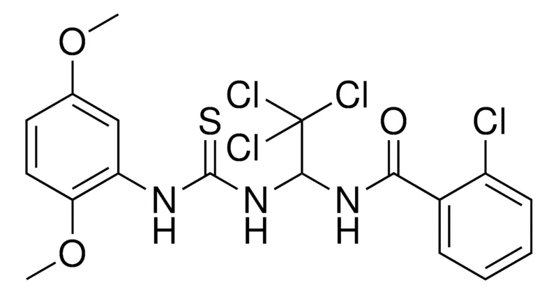 Sigma-Aldrich 2-CL-N-(2,2,2-TRICHLORO-1-(3-(2,5-DIMETHOXY-PHENYL)-THIOUREIDO)-ETHYL)-BENZAMIDE,AldrichCPR
