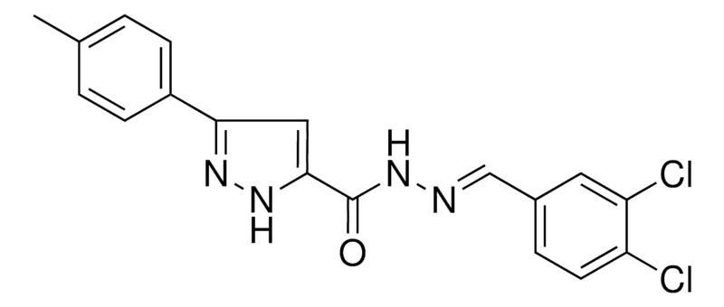 Sigma-Aldrich 5-P-TOLYL-2H-PYRAZOLE-3-CARBOXYLIC ACID (3,4-DICHLORO-BENZYLIDENE)-HYDRAZIDE,AldrichCPR