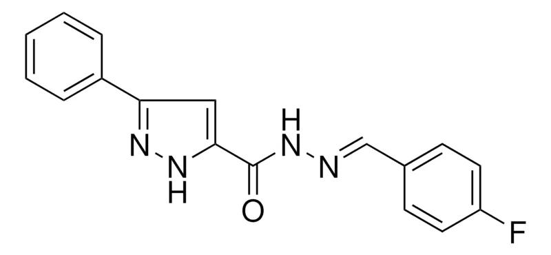 Sigma-Aldrich 5-PHENYL-2H-PYRAZOLE-3-CARBOXYLIC ACID (4-FLUORO-BENZYLIDENE)-HYDRAZIDE,AldrichCPR