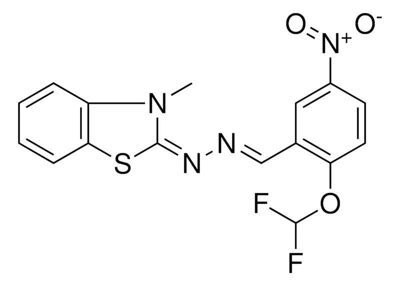 Sigma-Aldrich N-(2-DI-F-MEO-5-NITRO-BENZYLIDENE)-N'-(3-ME-3H-BENZOTHIAZOL-2-YLIDENE)-HYDRAZINE,AldrichCPR