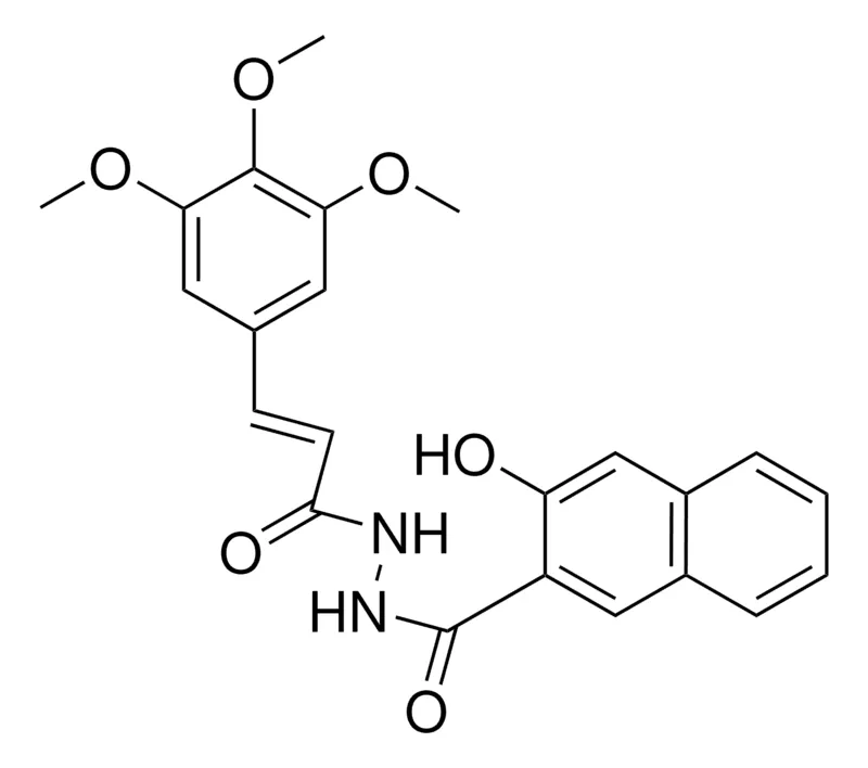 Sigma-Aldrich 3-HYDROXY-2-NAPHTHOIC ACID N2-(3,4,5-TRIMETHOXYCINNAMOYL)HYDRAZIDE,AldrichCPR